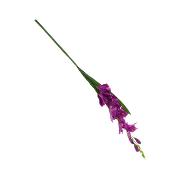 Flores artificiales de 80 cm, arreglos florales para ramos de boda y festivales en casa. Púrpura