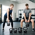 thumbnail image 6 of BalanceFrom Kettlebell Sets, 5, 10, 15, 20 lb Strength Training Home Gym Weights, Black, 6 of 6