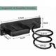 thumbnail image 5 of Hair Dryer Holder, Hair Straightener Wall Mounted Aluminum Hair Dryer Holder Stand, With Cable Tidy For Storing Hair Dryer, Straightener, Hairbrushes, 5 of 5