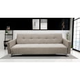 thumbnail image 2 of Sofa Cama Reclinable EL BAZAR STORE Paris Lino Beige Brazos Separados Futon 3 Posiciones, 2 of 7
