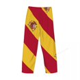 thumbnail image 3 of Spain Flag 3D Men's Casual Pajama Pants Drawstring Pockets Sleep Bottoms 2025 Male Printed Loose Straight Trousers, 3 of 5