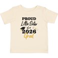 thumbnail image 3 of Inktastic Proud Little Sister of a 2026 Grad Girls Baby T-Shirt, 3 of 5