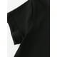 thumbnail image 3 of Camiseta de manga corta con estampado de eslogan para niña, de algodón, con cuello redondo y manga corta, holgada e informal, lavable a máquina, ideal para uso informal., 3 of 6