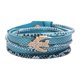 thumbnail image 1 of Joyería de pulsera con hebilla de cuero PU con diamantes de imitación en forma de avión a la moda (azul cielo), 1 of 3