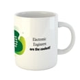 thumbnail image 3 of Ambesonne Electronic Engineer Ceramic Gift Mug, Green, 3 of 4