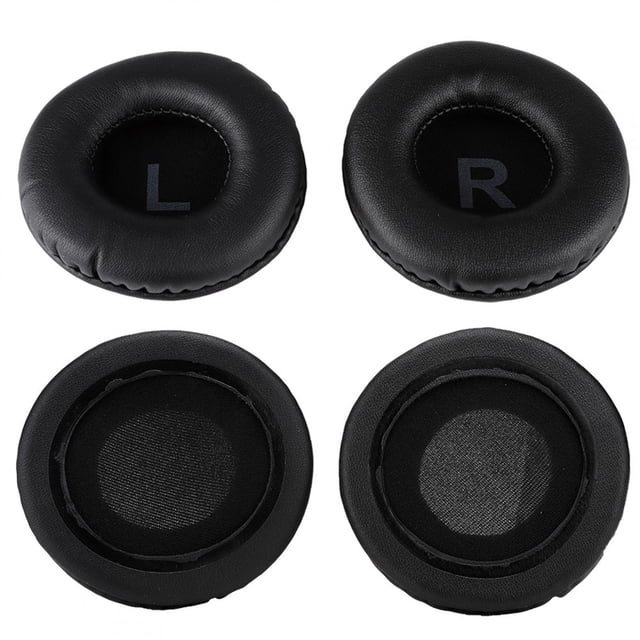 with L R Mark Black 2Pcs 80mm Ear Pad, Universal Ear Cushion, for Earphone Headset