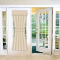 thumbnail image 5 of 26" x 68" French Door Curtain Thermal Insulated Blackout Window Curtain, 1 Panel ,Gray, 5 of 7
