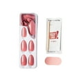 thumbnail image 3 of KISS imPRESS No Glue Needed Press On Nails, Color, Sweet Aroma, Pink, Medium Almond, 30 Count, 3 of 4