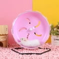 thumbnail image 4 of BESTSKY Large Blue Silent Hamster Wheel - 21.5cm Diameter, Easy Installation, for Small Animals, 4 of 7