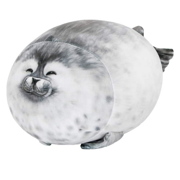 Willcome Cute Seal Plush Pillow Soft Hugging Pillow Stuffed Animal Ocean Animal Plushie Toys (65cm/25.59inch)