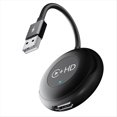 thumbnail image 3 of Adaptador Redondo para Coche con Caja Inteligente con Conexión Inalámbrica A CarPlay + Compatible para para Coches con CarPlay Cableado ., 3 of 5