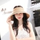 thumbnail image 4 of 1 sombrero de sol hueco con ala ancha, plegable, enrollable, para playa, de verano, de paja, anti-UV (caqui), 4 of 6