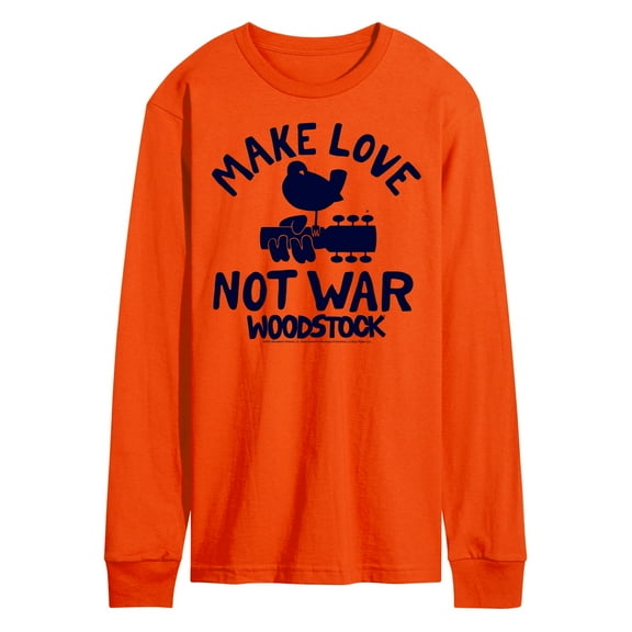 Woodstock - Make Love Not War - Men's Long Sleeve T-Shirt