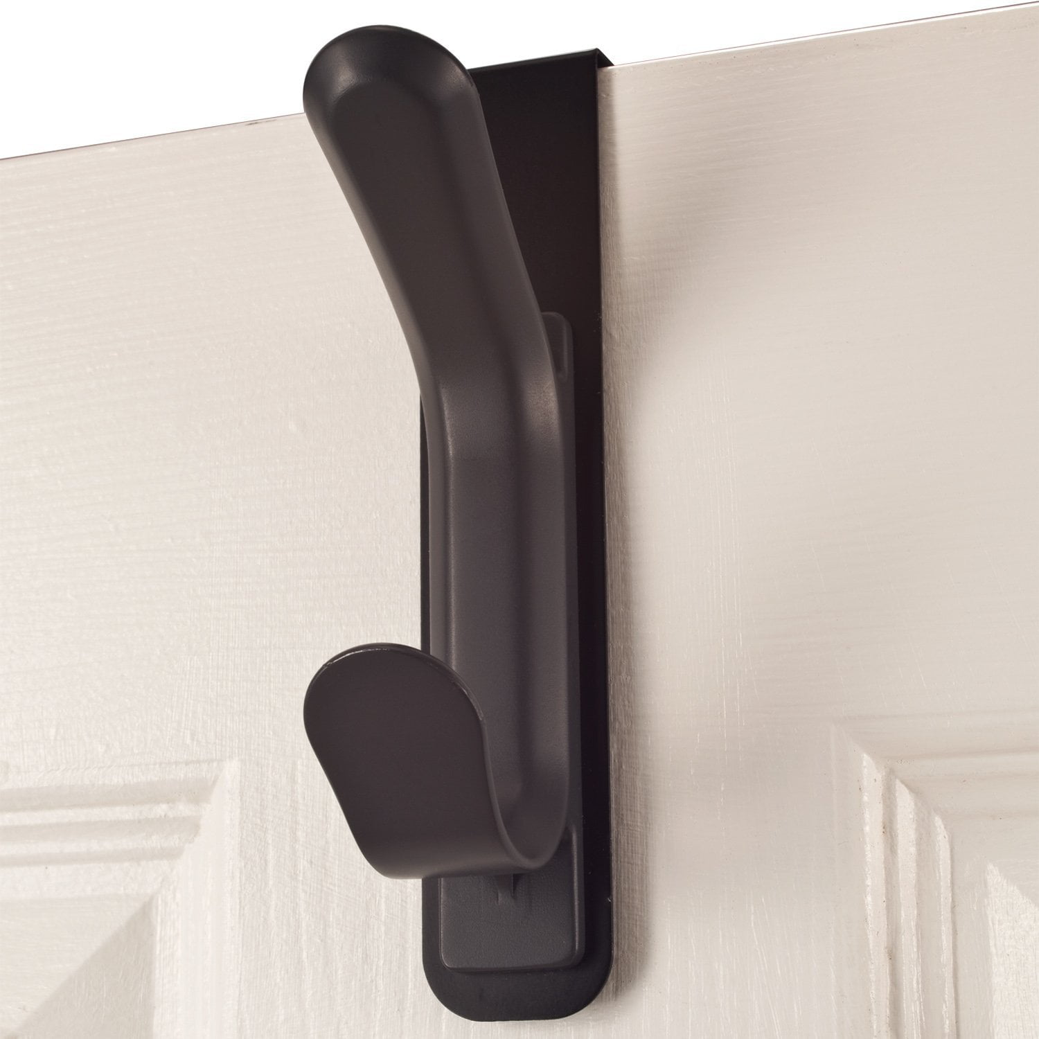 Officemate Over the Door Double Coat Hooks, Charcoal (22004) Walmart
