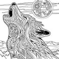 thumbnail image 3 of Yellowstone National Park, Adult Coloring Book, 3 of 6