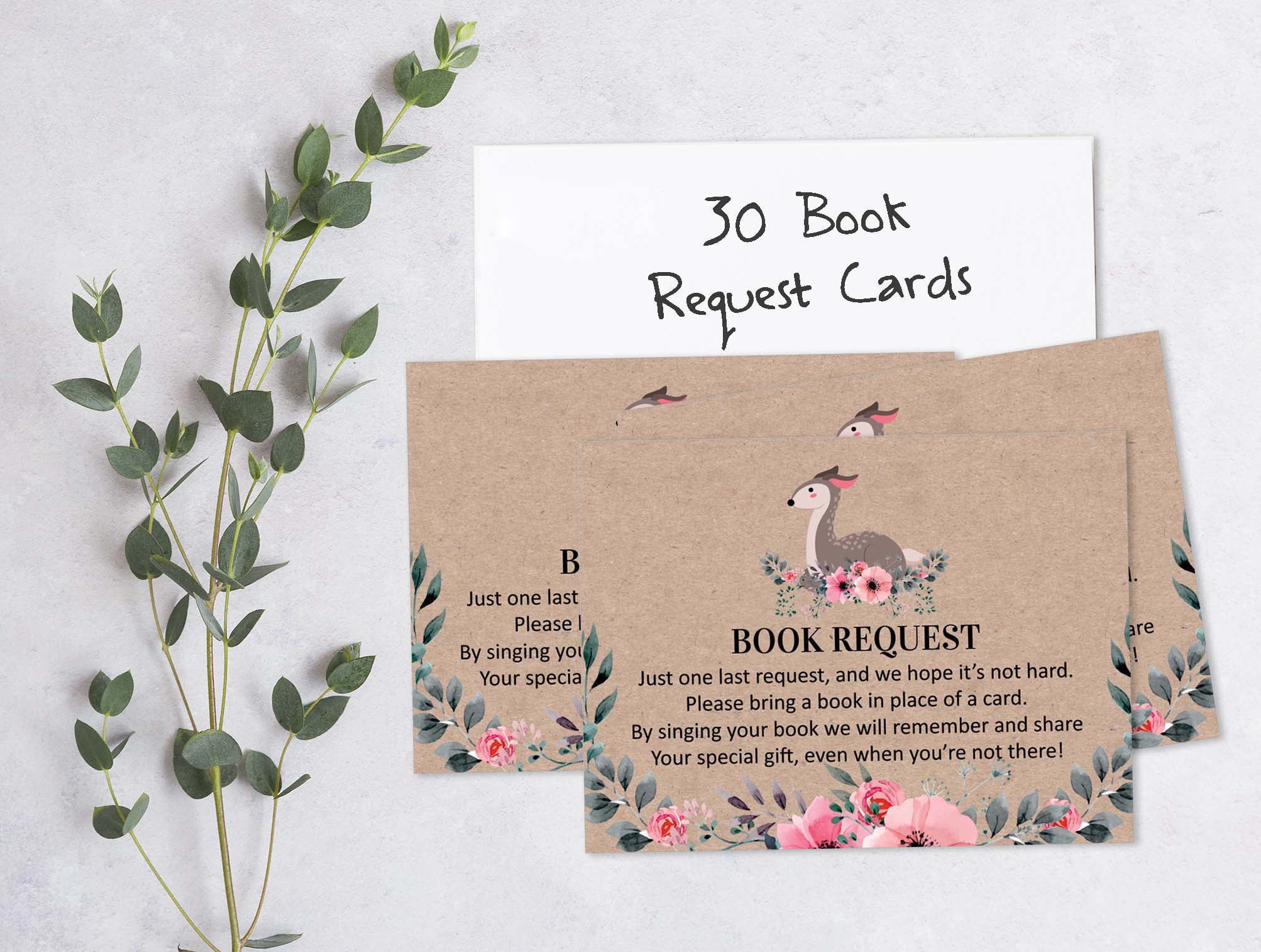 Inkdotpot 30Jungle Animals Its a Boy Its a Girl Baby Shower Rustic Book Request Cards Bring A Book Instead Of A Card Baby Shower Invitations Inserts Games