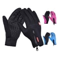 thumbnail image 3 of Men Women Outdoor Waterproof Insulated Skiing Gloves Touch Screen Warm Thermal Gloves, 3 of 6