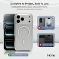 thumbnail image 3 of iHome Magsafe Velo Case for iPhone 17 Pro Max, Shockproof, MagSafe Compatible, Camera Guard, 3 of 8