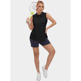 thumbnail image 5 of Rosvigor Workout Tank Tops for Women V Neck Golf Polo Shirts Loose Fit Summer Sleeveless Athletic Tops, 5 of 8