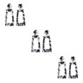 thumbnail image 3 of Qarigey 1 par de pendientes cuadrados de gota de acrílico con estilo, joyería exagerada, recuerdos de fiesta, accesorios de moda, regalos para mujeres, Type1 NO1 Qarigey CBP234495, 3 of 6