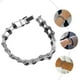 thumbnail image 5 of Pulsera de cadena gruesa de acero inoxidable para hombre, estilo motero, con eslabones de motocicleta, ideal como regalo para niños y hombres (colores surtidos), 5 of 7