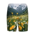thumbnail image 7 of Daiia Mountain Daisy Meadow Mens Woven Stretch Pajama Short,Short Pajama Pants-4X-Large, 7 of 7