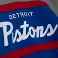 thumbnail image 4 of Men's Mitchell & Ness  Blue Detroit Pistons Head Coach Pullover Hoodie, 4 of 4