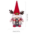 thumbnail image 5 of Vggrvlo Gnome Christmas Plush Decorations 2025 Newly Cute Christmas Doll Gnome Xmas Decorative Hanging Ornaments for Bo/y Gir/l Decor, 5 of 6