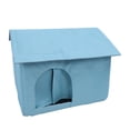 thumbnail image 4 of Cat Cooling House, Aluminum Foil Windproof Cooling Cat Cave Insulated With 9pcs Ice Pack For Outdoor, 4 of 6