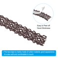 thumbnail image 3 of Unique Bargains 0.7' Wide 2 Yards Self-Adhesive Lace Tape Ribbon Stickers Masking Cotton Decorative for Craft, Coffee 3 Pack, 3 of 8