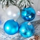 thumbnail image 4 of Decoraciones de Navidad Blancas 12cm 4 Piezas Conjunto de Bolas de Navidad Rosa Azul Púrpura Oro Rojo Decoraciones de Navidad Colgantes para la Decoración de Vacaciones Del Árbol, 4 of 6