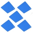 thumbnail image 1 of 5pcs Silicone Pot Holders Mat Heat Resistant Anti Slip Square Honeycomb Trivet Mat Hot Pads for Kitchen Counter Blue, 1 of 12