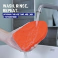 thumbnail image 6 of Replacement Scrubber Refill for WTYYC Extendable Tub Tile Shower Brush for Cleaning Non-Scratch (5X Scrubber Sponge Red), 6 of 7