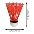 thumbnail image 2 of WHAMVOX 24Pcs Assorted Color Plastic Badminton Shuttlecocks Lightweight and Durable for Workout, 2 of 5