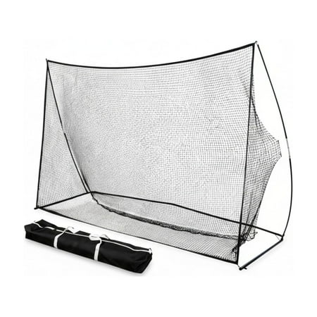 CONCETTA Golf Practice Net, 10x7 FT & 7x7 FT Choice Driving Range Net with Target, Professional Personal Training Net for Indoor and Outdoor Use, Designed by Golfers (Black)