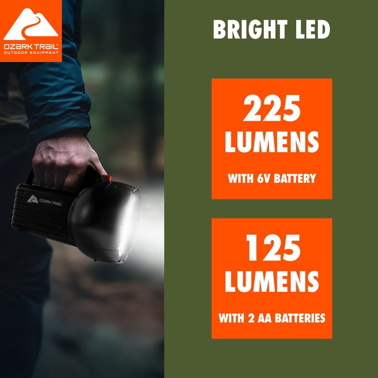 Ozark Trail LED Floating Lantern with Floats, Up to 5X Brighter