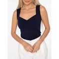 thumbnail image 5 of Women'S Basic V Neck Tank Tops Sleeveless Shirts Slimming Summer Tops Black S, 5 of 6