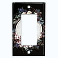 thumbnail image 5 of Metal Light Switch Plate Cover Image of Floral Marble Mirror FLW022, 5 of 13