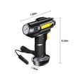 thumbnail image 4 of 12V Portable Tire Inflator 150PSI, Car Air Compressor with Digital Gauge, Emergency LED Light, for Cars, SUVs, Motorcycles, Bikes, 4 of 7