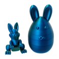 thumbnail image 4 of COLECCIÓN de ESCULTURA ESCULTURA de ESCULTURA de ESEMPLIOS de ESEMPLIOS 3D Modelo de juguete Suministros de fiesta de la fiesta de la Pascua azul, 4 of 8