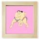 thumbnail image 1 of Competiciones tradicionales japonesas de sumo Pantalla de escritorio de pared de fotograma cuadrado, 1 of 4
