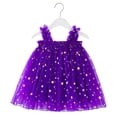 thumbnail image 6 of Leey-World 9 Month Baby Girl Clothes Toddler Girl Tulle Dress Baby Princess Tutu Skirt(Dark Purple,4-5 Years), 6 of 6