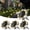 Warm White, variant on Solar Lights Outdoor Waterproof, Solar Powered Ground Lights Outdoor, IP68 Waterproof, Anti-Rust, Solar Garden Lights Landscape Lighting for Pathway Yard Lawn Walkway Driveway,Cool White