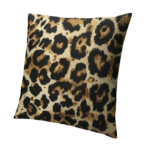 Autua Cheetah print pillowcase home décor Leopard print pillowcase decorates bed sofa cushion cover 12x12in