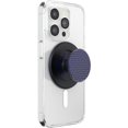 thumbnail image 1 of Phone Grip PopSockets, triángulo de alumbre estriado, azul marino francés, 1 of 6