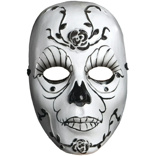 Adult Black And White Dark Rose Macabre Carnival Day Of The Dead ...
