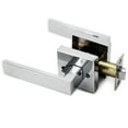 thumbnail image 5 of Crown Door Lever Chrome Passage Door Handle 2 Pack by Villar Home Designs, 5 of 8