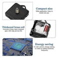 thumbnail image 4 of 2 Pack Silent Quartz Clock Movement Silent Clock Mechanism Long Shaft Replacement Clock Kit Without, 4 of 5