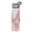 Gold Vein Agate, variant on 1000ml No Leak Sport Bottle with Straw, Flip Lid Water Cup, Hot-pink Marble Printed