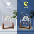 thumbnail image 4 of Luz de noche de puente de arcoíris personalizada para niñas, regalos de cumpleaños de Navidad para niños personalizados, luz de noche de acrílico, decoración de guardería de bebé personalizada, lámpar, 4 of 6